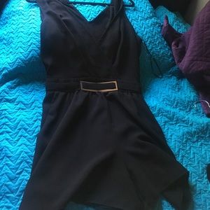 Black jumpsuit shorts