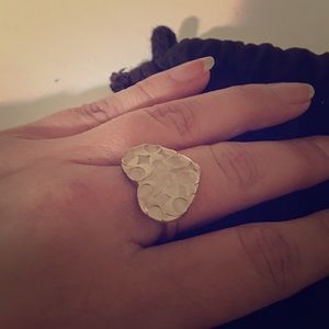 Authentic Sterling Silver COACH ring