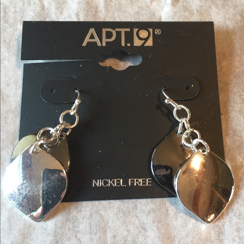 Apt. 9 Nickel free silver drop earrings.