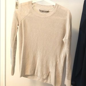 all saints linen light weight jumper size small