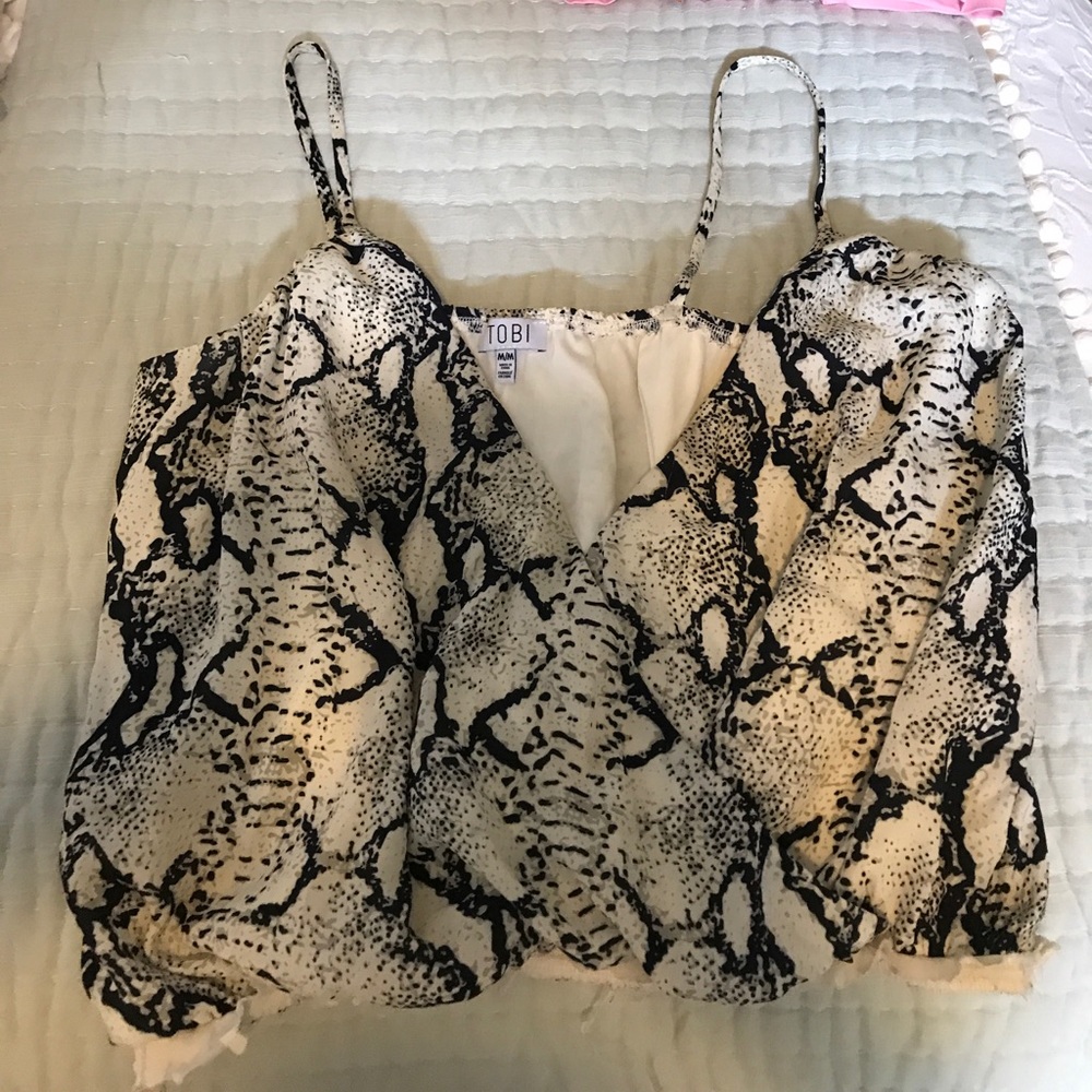 snake skin tank top
