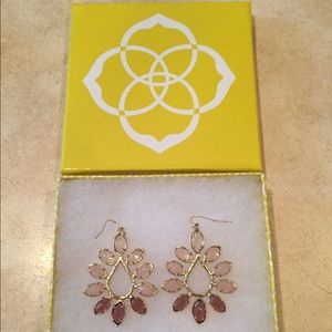 Kendra Scott Custom Statement Earrings + Box