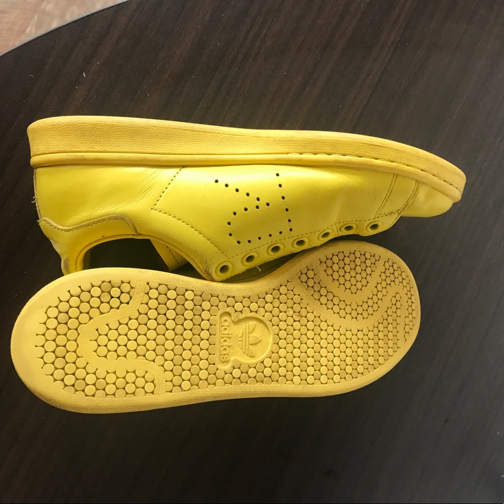 Adidas x RAF Simons yellow sneakers authentic