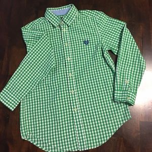 Chaps boys plaid shirt