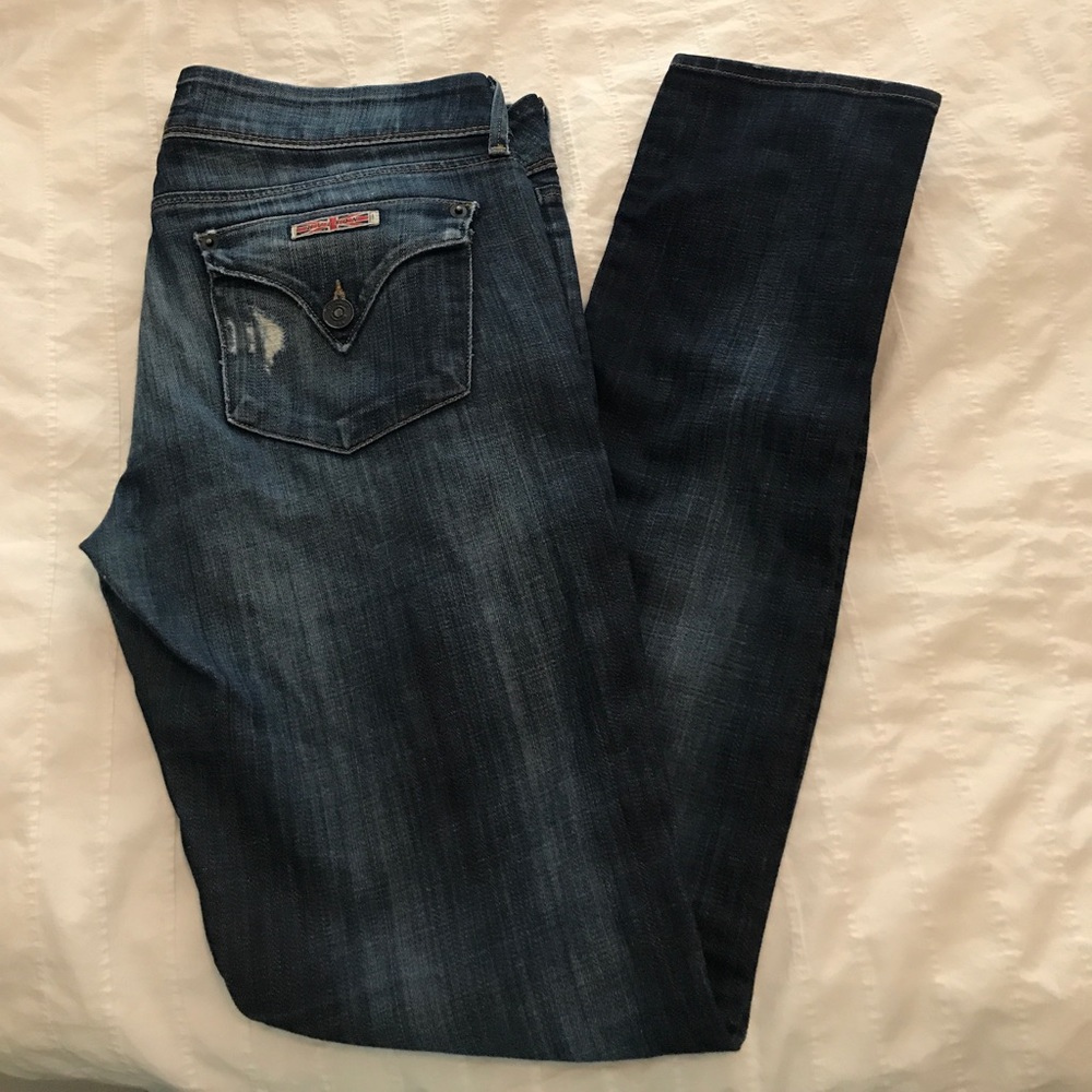 Hudson Women's Skinny Jeans with Button pockets