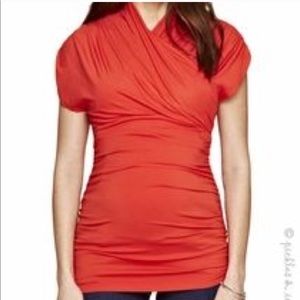 Isabella Oliver Rushed Maternity Top