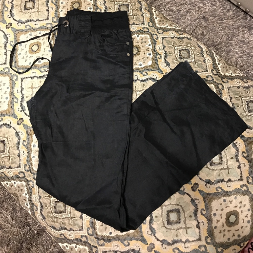 Black Linen Pants