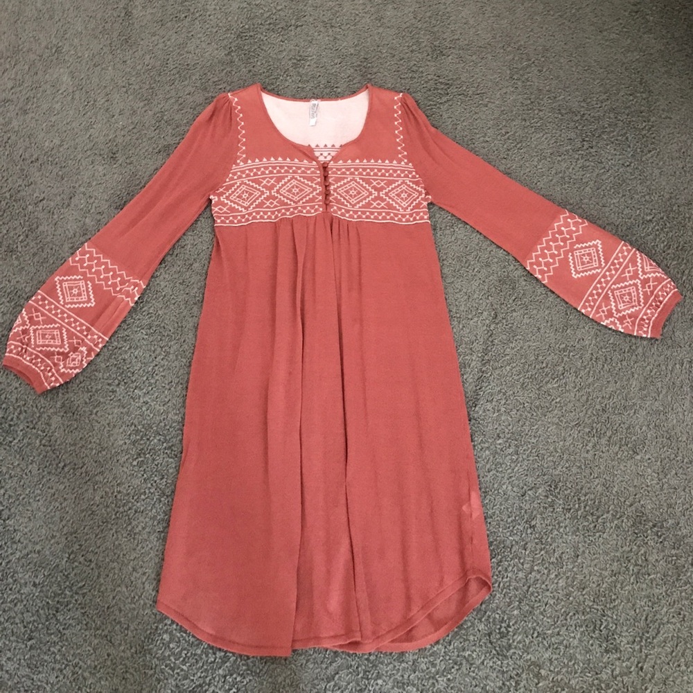 Long sleeve Boho Dress