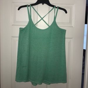 Strappy Green Tank