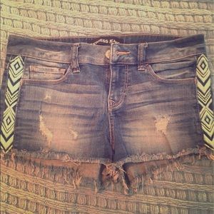 Denim shorts