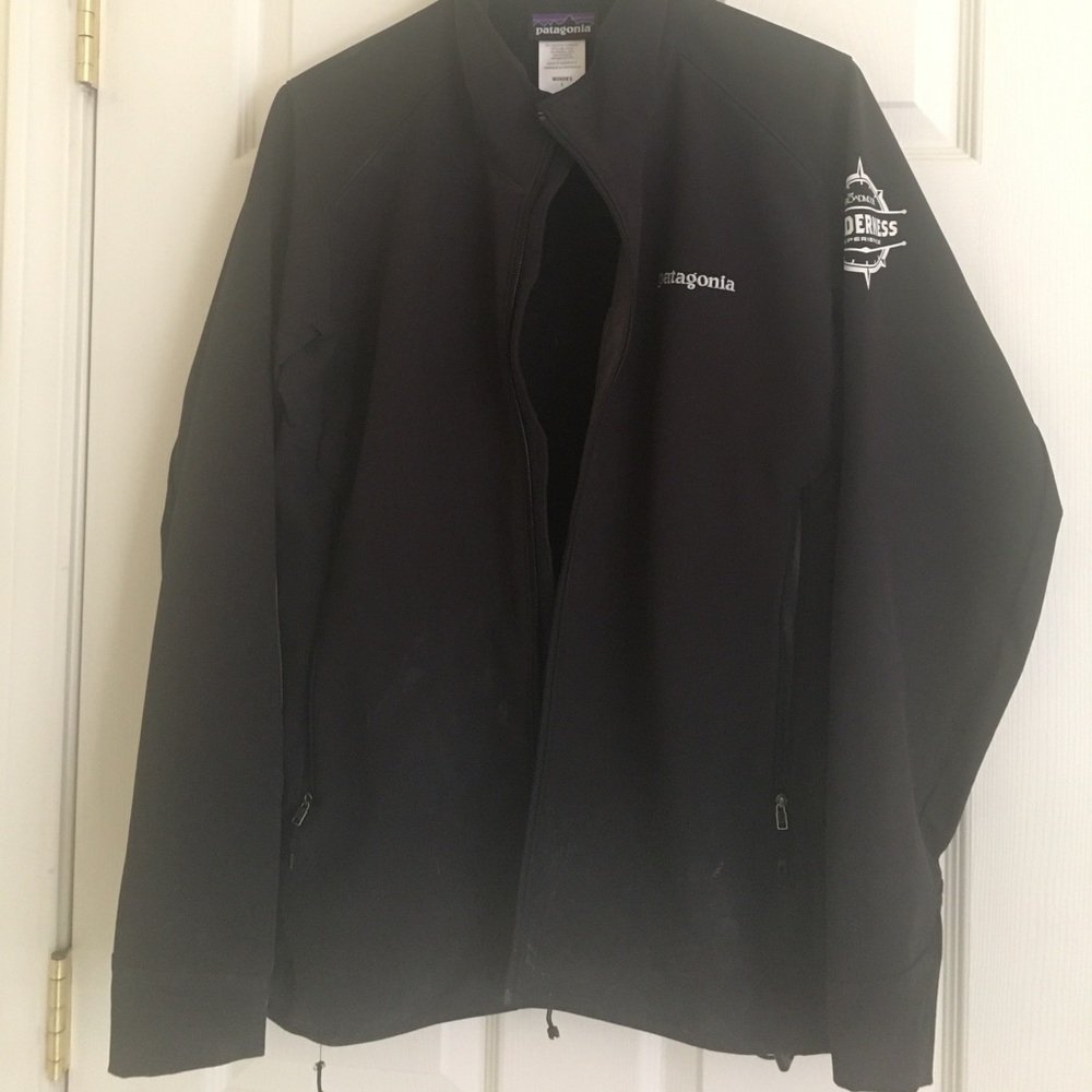 Black Patagonia jacket.