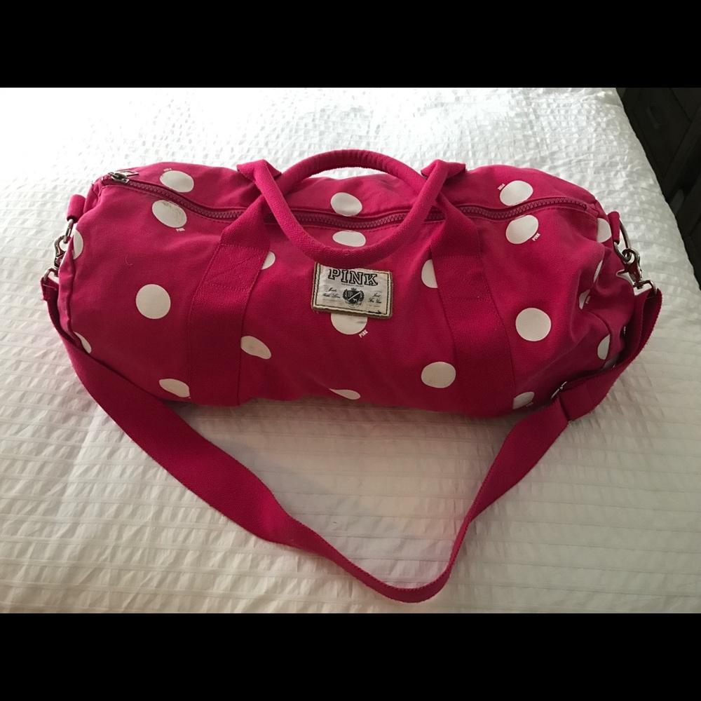 VS Pink Duffle Bag
