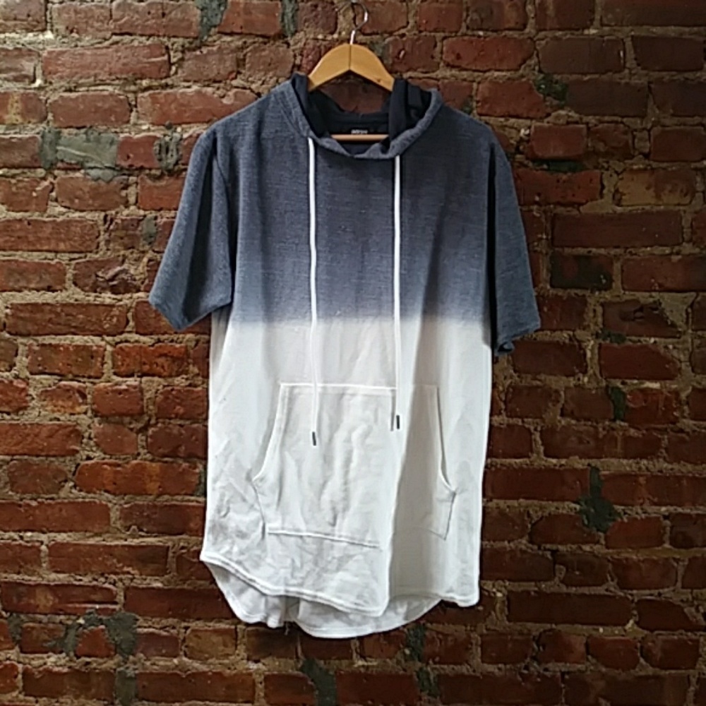 Mens short sleeve hoodie