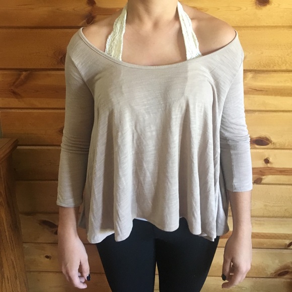 Cross back flows shirt - Picture 1 of 3