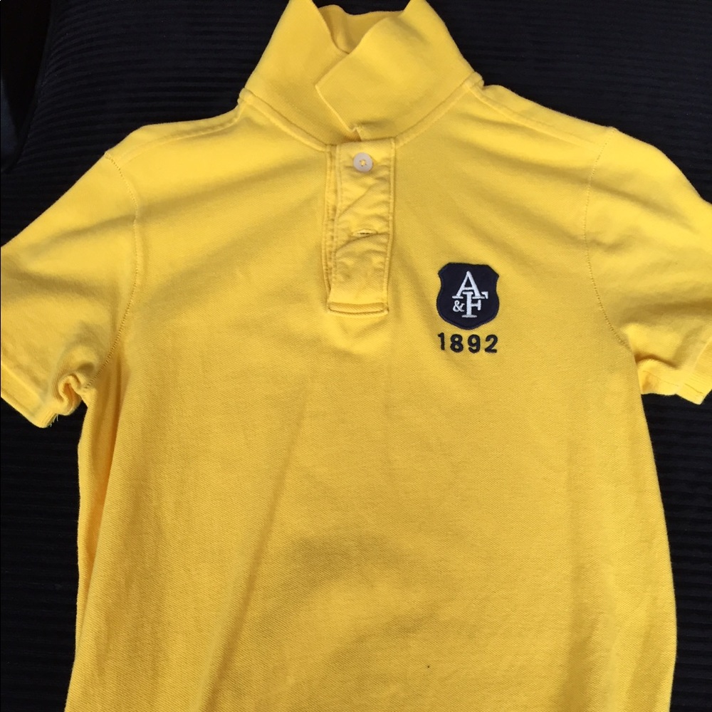 Abercrombie & Fitch - Men's Small Polo - Yellow