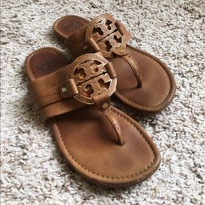 Tory burch tan sandals
