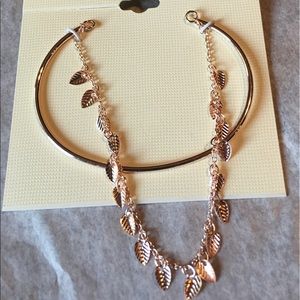 Lauren Conrad Rose Gold 2 piece bracelet
