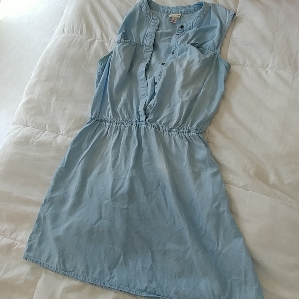 Denim shirtdress