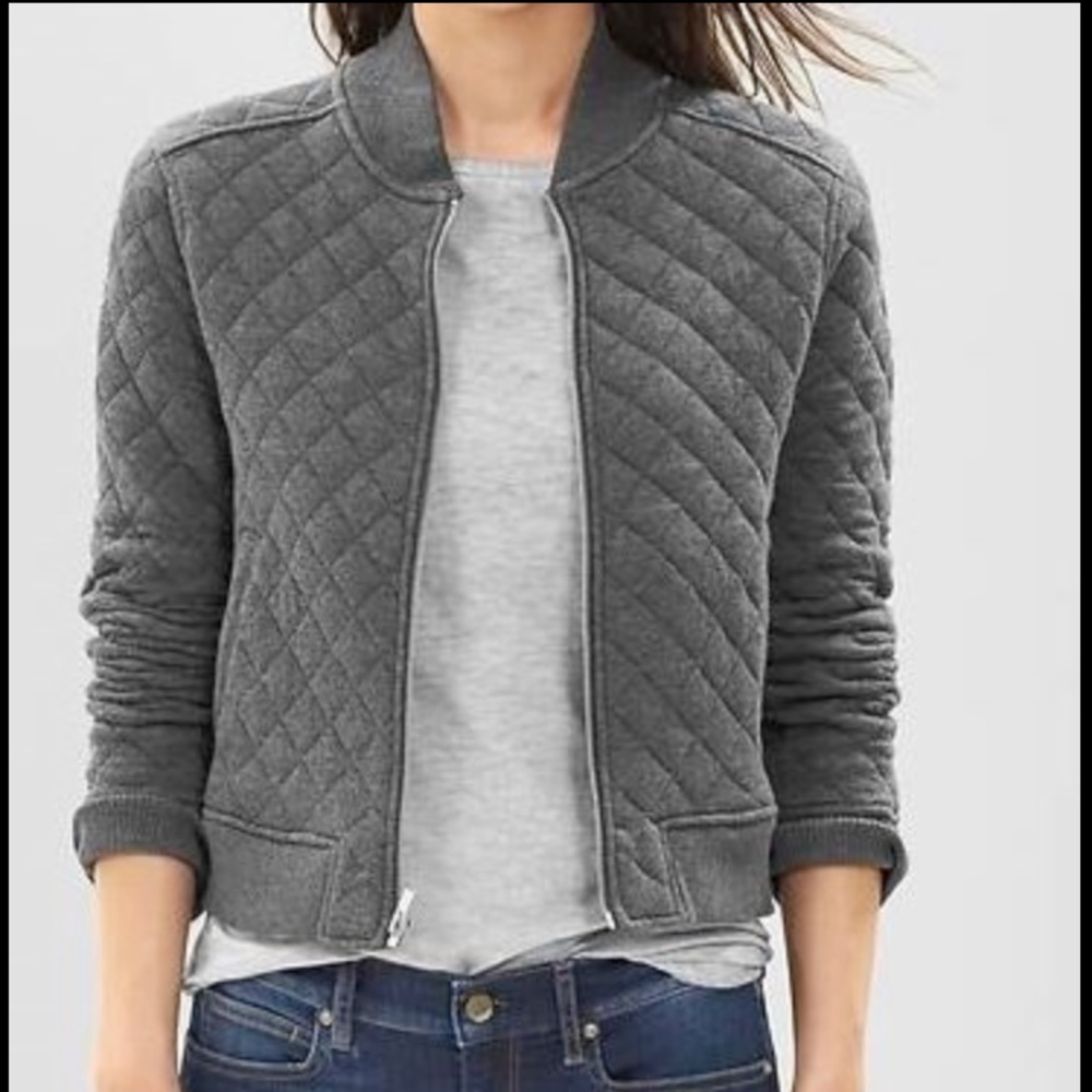 GAP quilted bomber jacket