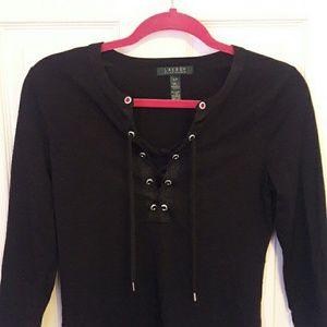 MOVING SALE! Lauren Ralph Lauren Black Top Small