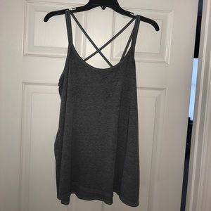 Strappy Gray Tank Top