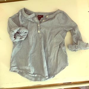 Baby gap 3T seersucker blouse