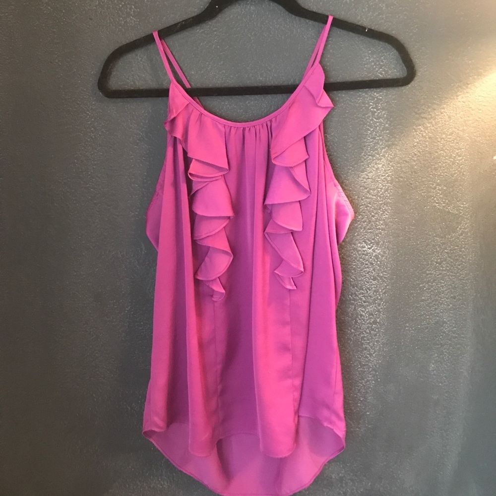 Silky Ruffled Top - Picture 2 of 6