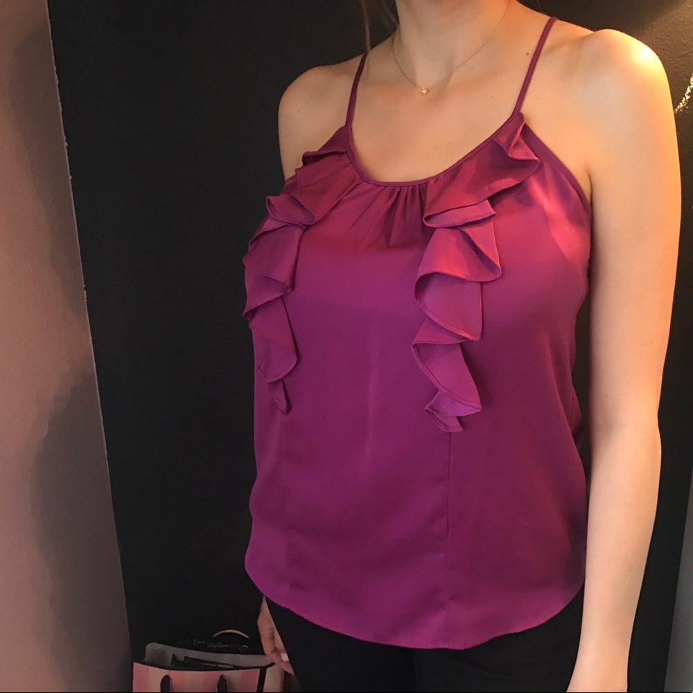 Silky Ruffled Top
