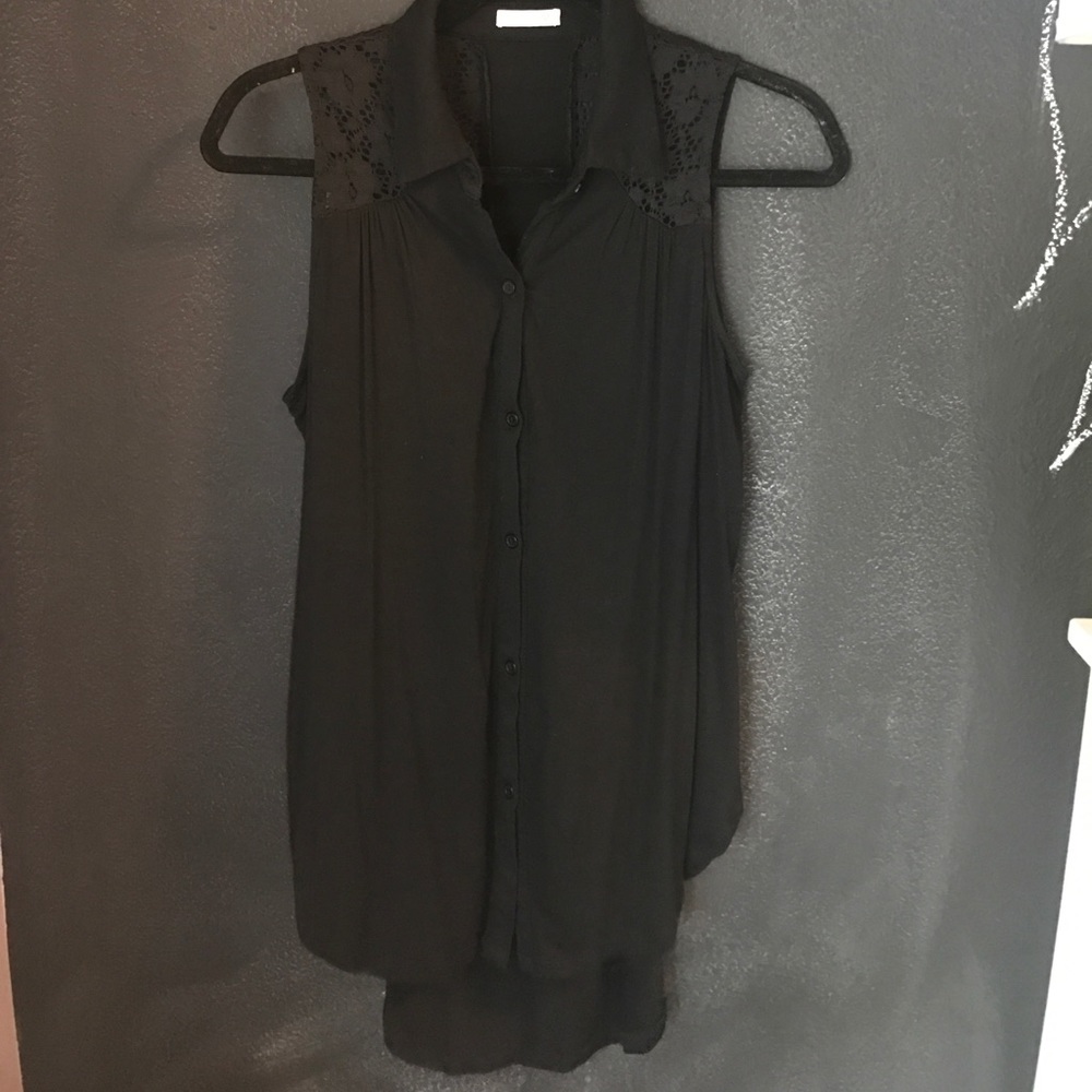 Black Lace Top