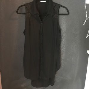 Black Lace Top
