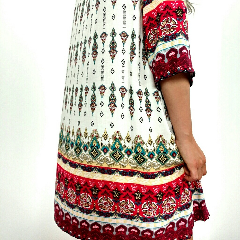 🚨LAST ONE🚨🌿BOHO TUNIC DRESS🌿 - Picture 7 of 8