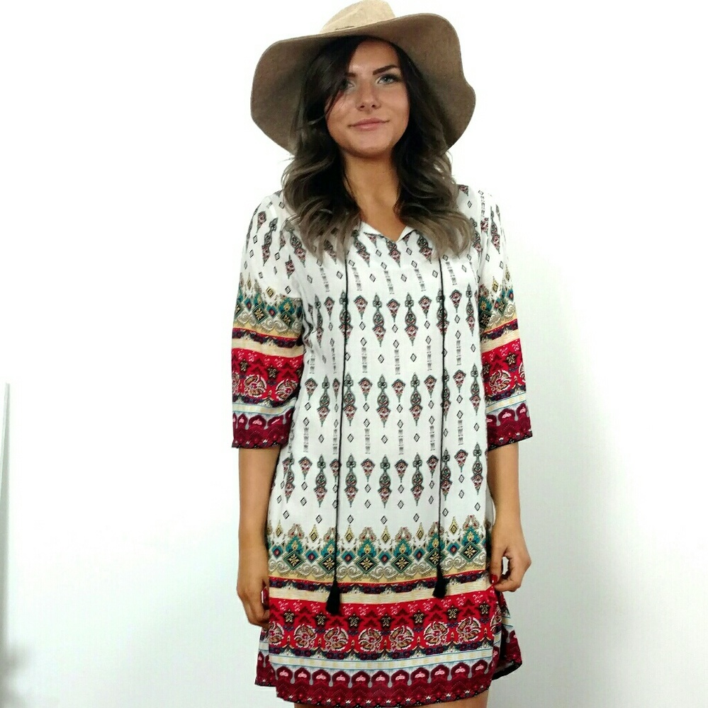 🚨LAST ONE🚨🌿BOHO TUNIC DRESS🌿 - Picture 4 of 8