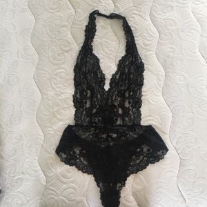 Victoria's Secret Lace Halter Lingerie