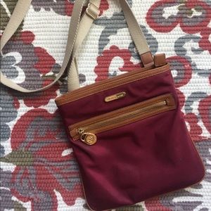 Micheal Kors Maroon Satchel