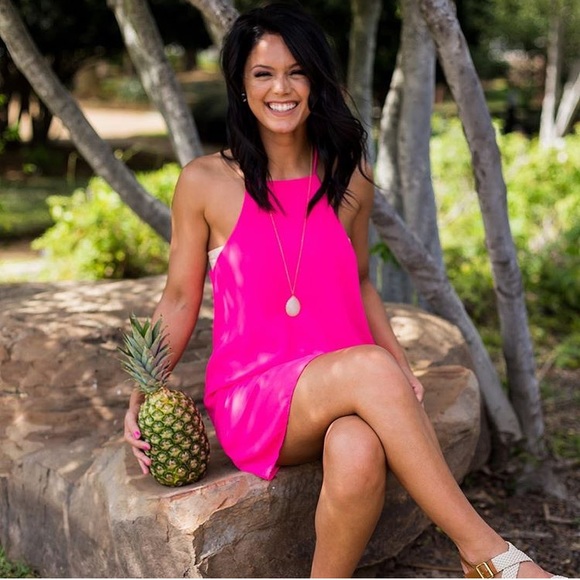 NWT-Baby Spice Dress in Hot Pink by LTEC - Picture 2 of 2