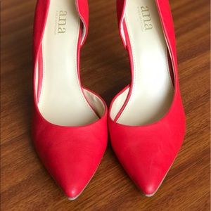 Fire Red Pumps
