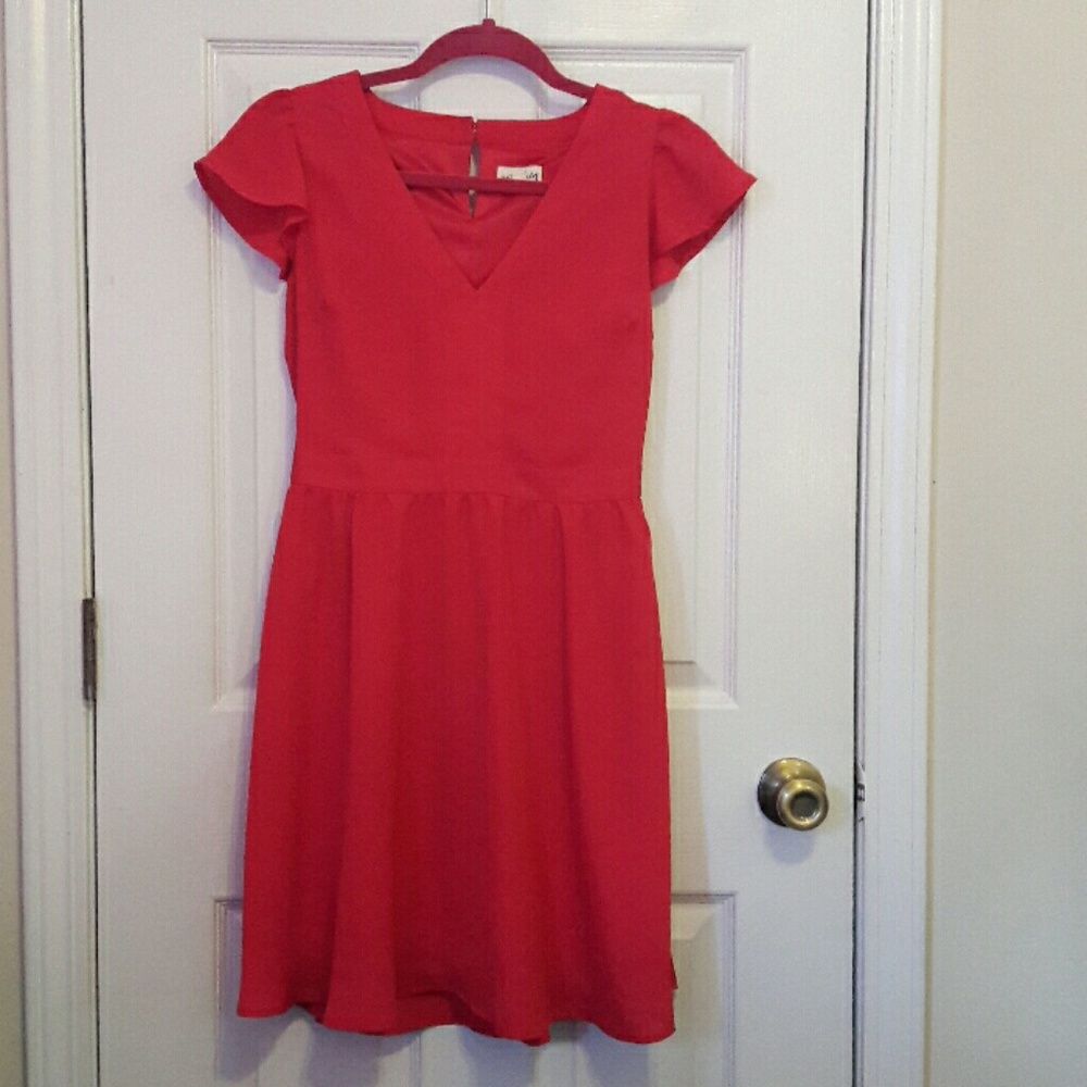 Maison Jules Flirty Pink Dress Sz XS