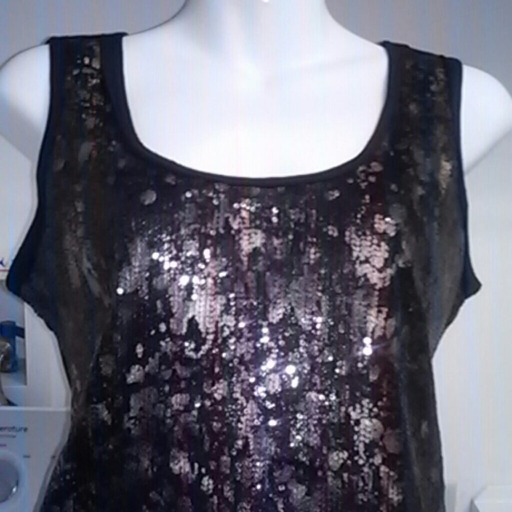 NWOT. Calvin Klein Sequined Tank