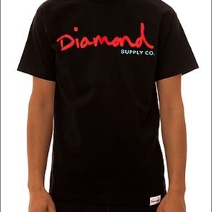 New Diamond Supply Co OG Script Shirt in Black