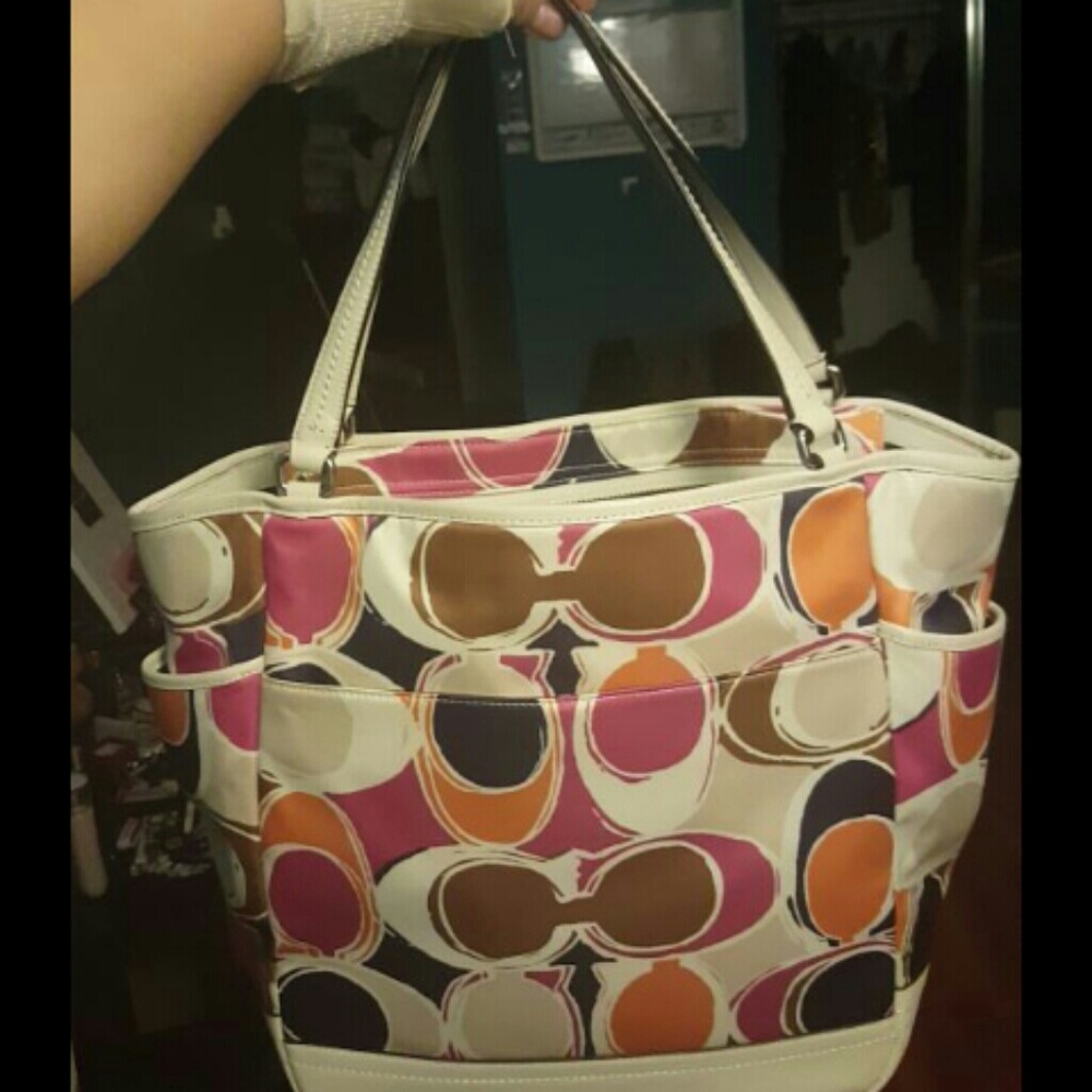 New with tags super big coach bag/diaperbag