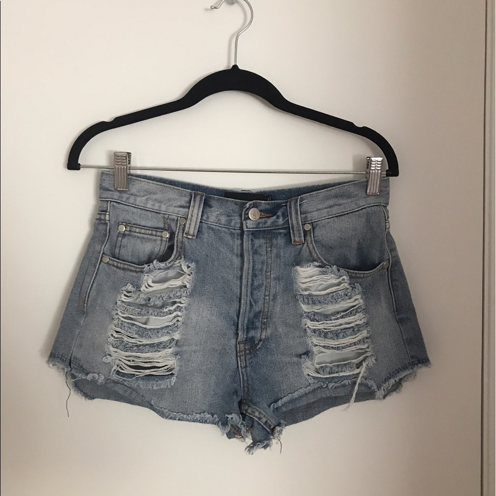 Mink Pink Slasher High Waisted Shorts