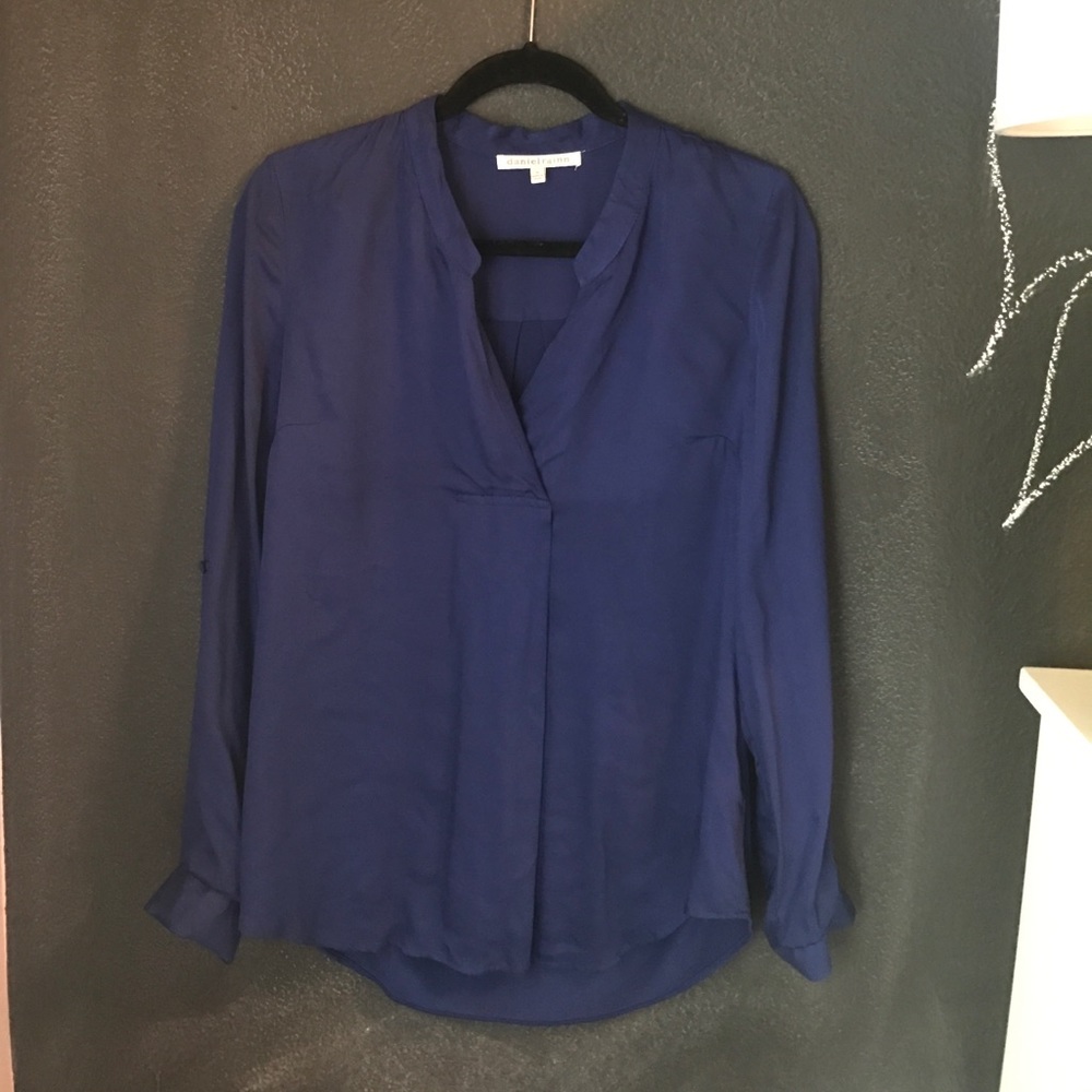 Royal Blue Blouse