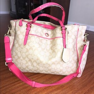 Large Coach Diaper Bag