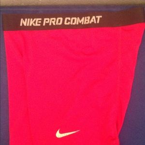 💖Pink Nike Pro Combat Spandex!
