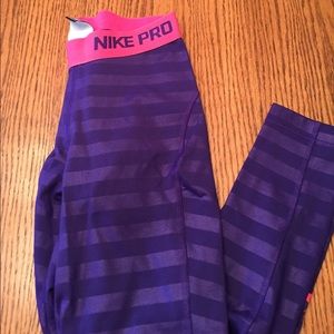 Fleece lined Nike pro pants