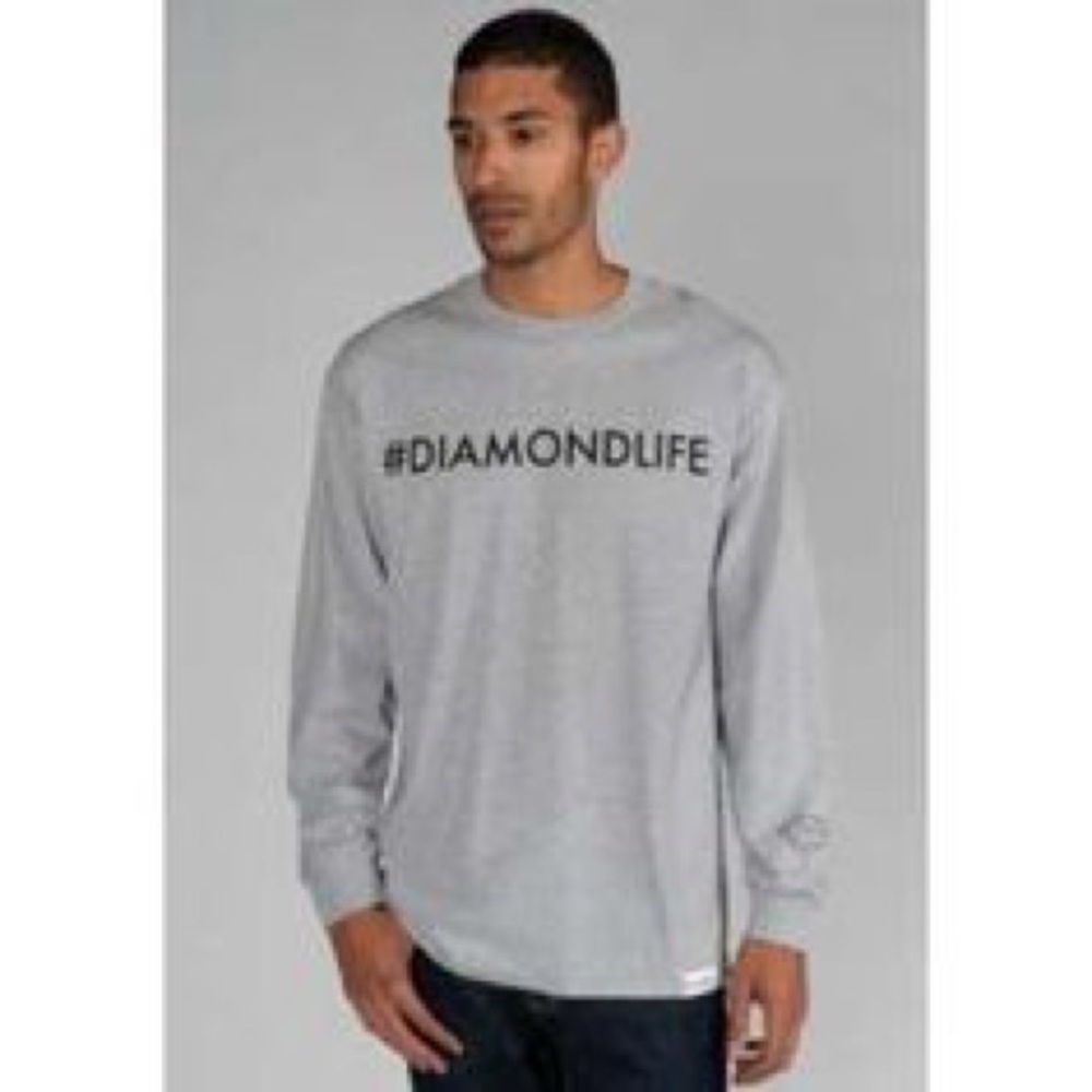 New Diamond Supply Co Hashtag Diamondlife L Sleeve
