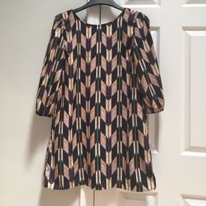 BEAUTIFUL multicolored rayon dress
