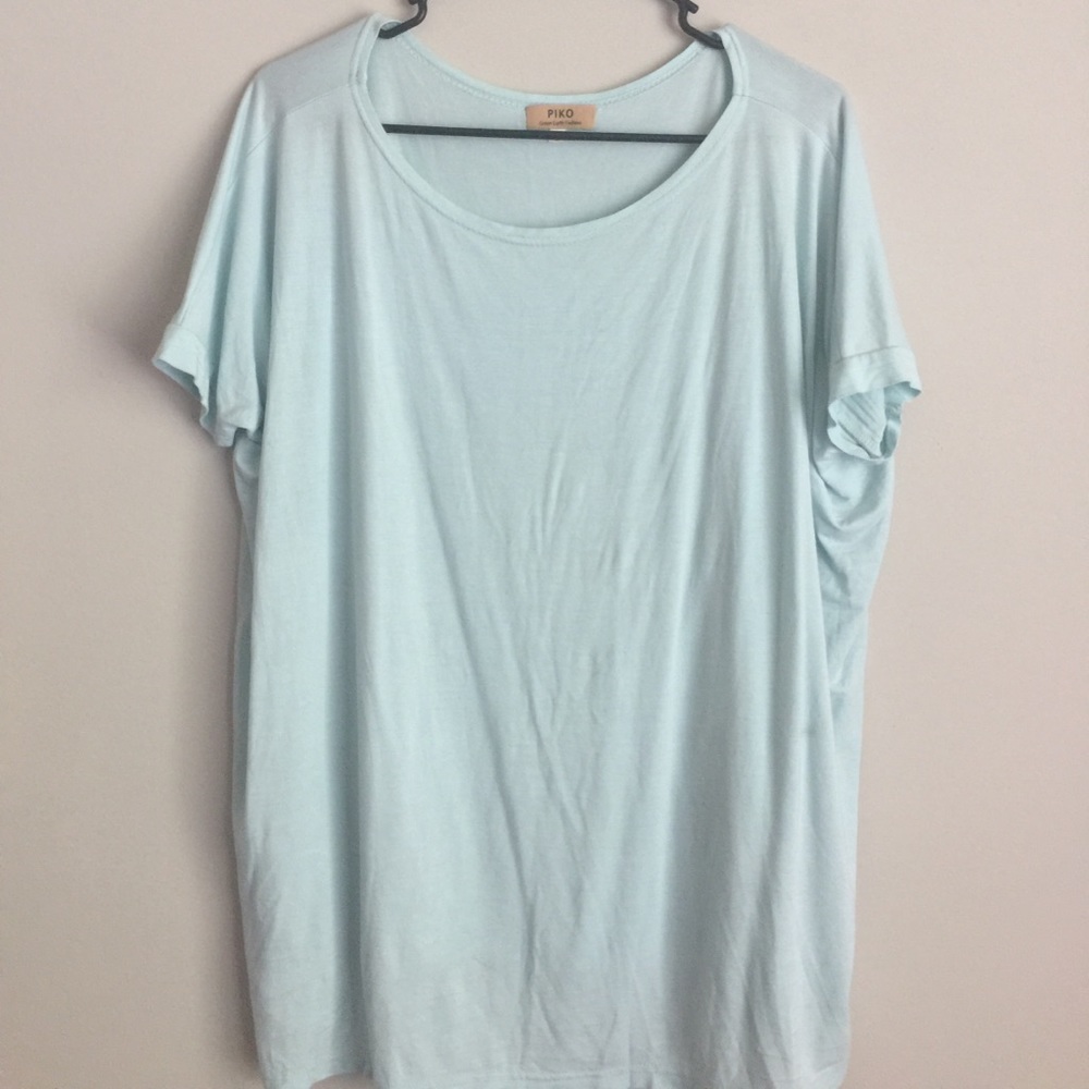 Piko Mint Green Short Sleeve Tunic size Small