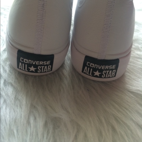 Converse women's modern Lux leather shoes white - Picture 5 of 6