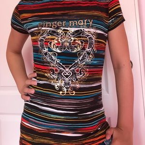 Trendy stretchable T-shirt from Cape Town